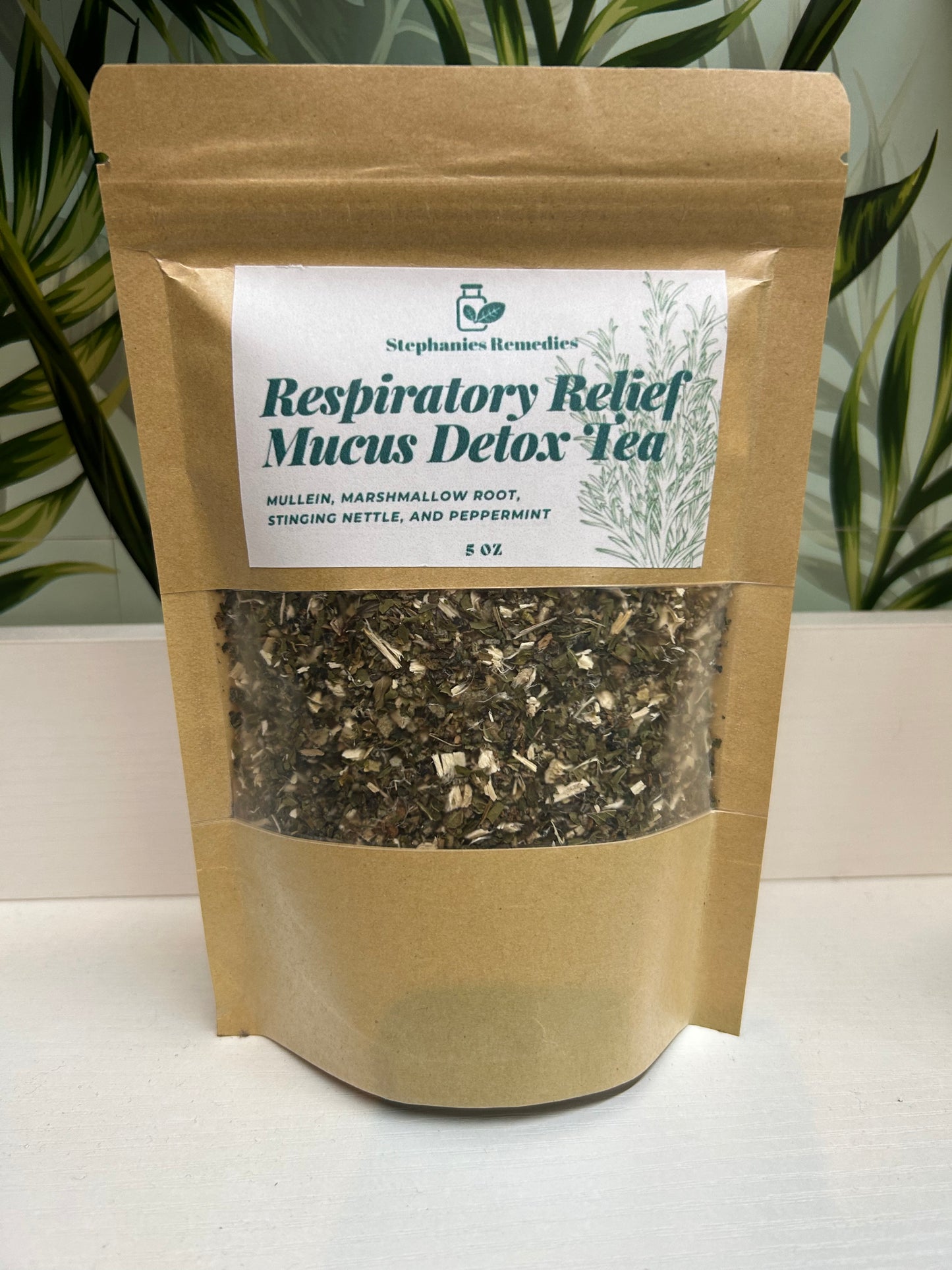 Respiratory Relief Mucus Detox Tea Blend 5oz